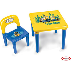 Table avec 1 chaise enfant - Les Minions - HMIN005 Table avec 1 chaise enfant - Les Minions - HMIN005