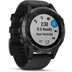 Avis Garmin Fenix 5 Plus Sapphire Black - 47 mm - Bracelet noir