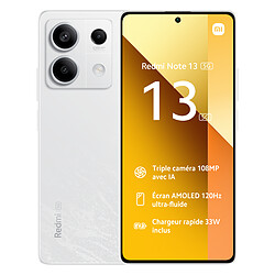 Xiaomi Redmi Note 13 - 5G - 8/256 Go - Blanc