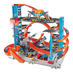 Hot Wheels Garage Petites Voitures - Mega Garage - FTB69 Pratique pour plus de 90 voitures