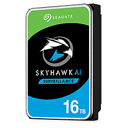 Seagate Technology Surv. Skyhawk AI 16To HDD Surveillance AI Skyhawk 16To HDD SATA 6Gb/s 256Mo cache 8.9cm 3.5p CMR Helium BLK