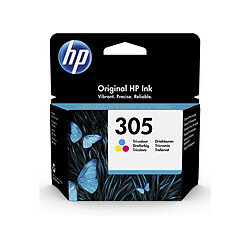 HP 305 Cartouche d'encre  authentique 3YM60AE - Trois couleurs Cartouche d'encre trois couleurs HP 305 authentique - Environ 100 pages - 6,3 pl, 2,8 pl