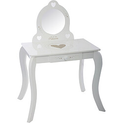 Avis 3S. x Home Coiffeuse et Tabouret pour Enfant Blanc ELSA