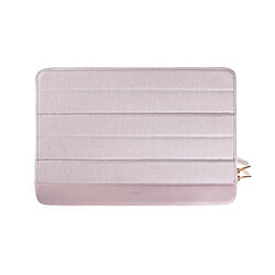 KMP Housse MacBook Air et Pro 13 - Gris / Rose