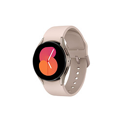 Samsung Galaxy Watch5 - 40mm - 4G - Or Rose Montre Connectée Galaxy Watch5- 4G / LTE - NFC - Fonctionnalités sport & bien-être avancées - Utilisations du quotidien appels, SMS, Réseaux sociaux - Bluetooth 5.2 - Charge Rapide 15W