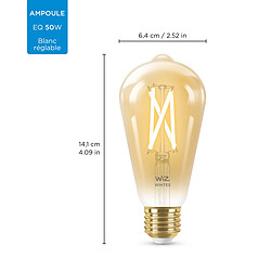 Avis WiZ Ampoule connectée E27 - Edison vintage - Blanc variable