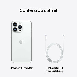 Apple iPhone 14 Pro Max - 5G - 128 Go - Silver · Reconditionné pas cher