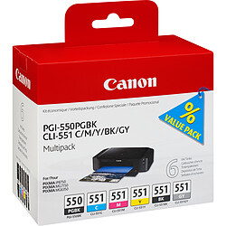 Avis Canon PGI-550 CLI 551 - Multipack Cartouche d'encre 5 couleurs