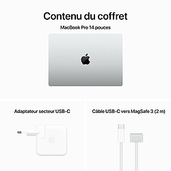 Apple MacBook Pro 14 - 512 Go - MR7J3FN/A - Argent pas cher