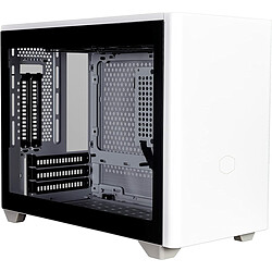 Cooler Master Ltd MasterBox NR200P (Blanc) Boîtier Mini Tour avec Panneau en Verre Trempé