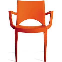 3S. x Home Chaise Design Orange PALERMO