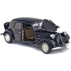 Solido CITROËN TRACTION 11CV BLACK & WHITE WHEELS, 1937, 1/18ème - S1800903