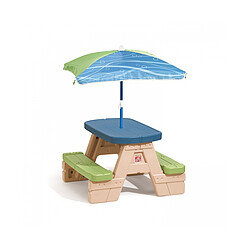 Step 2 Table picnic Sit and Play avec parasol x 4 Table picnic Sit and Play avec parasol x 4