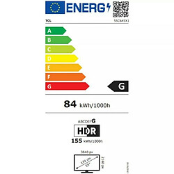 TV QLED 4K 55" 139 cm - TCL55C649 2023