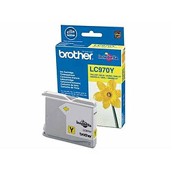 BROTHER - Cartouche d'encre Jaune - 300 pages - LC970Y