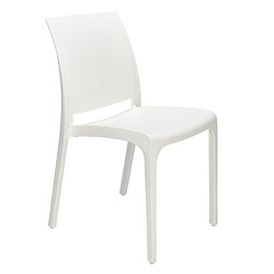 Carrefour Chaise de jardin Roma - Blanc