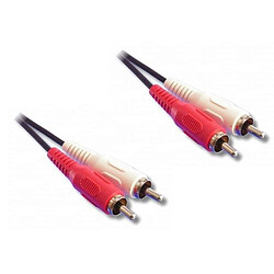 Top Achat Cable 2 x RCA mâle / 2 x RCA mâle, Audio stéréo, 2m50 Cable 2 x RCA mâle / 2 x RCA mâle, Audio stéréo, 2m50