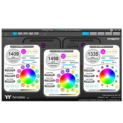 Avis Thermaltake Ventilateur Riing Plus 12cm RGB TT Premium / Pack de 3