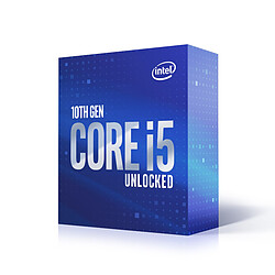 Intel Core i5-10600K - 4.1/4.8 GHz Processeur 6 cœurs/12 threads - Socket INTEL LGA 1200 - 95 W - Cache 12 Mo - Intel® UHD Graphics 630