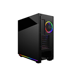 M.RED ELITE BLACK Rainbow - Avec fenêtre Boitier PC ATX - RGB - Avec fenêtre -  Ventilateurs inclus - Sans alimentation