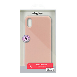 Bigben Connected Coque rigide pour iPhone X - COVSOFTIP8C - Rose