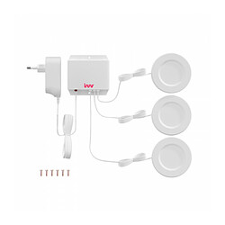 Avis INNR - Plafonnier Puck LED connecté - Blanc chaud x3