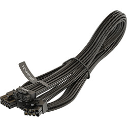 Seasonic 12VHPWR Câble adaptateur PCIe 12+4 pin - 600 mm - Noir