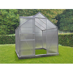 Chalet & Jardin Serre jardin polycarbonate  Diamant 46  + Base - 2,28m² Serre polycarbonate Diamant 46 + base - 2,41 m² - Chalet et Jardin