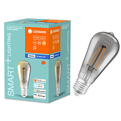 Ledvance Ampoule connectée Smart+ Bluetooth EDISON FIL SMOKE  44W E27 - Puissance variable