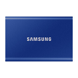 Samsung T7 Bleu indigo - 1 To - USB 3.2 Gen 2 Disque SSD externe - USB 3.2 Gen 2 - 1050 Mo/s