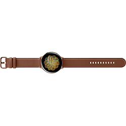 Samsung Montre connectée Mixte Galaxy Watch Active 2 SM-R820NSDAXEF - Bracelet Cuir Marron pas cher