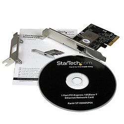 StarTech.com Carte réseau PCI Express à 1 port 10 Gigabit Ethernet - NIC PCIe x4 10 GbE pas cher