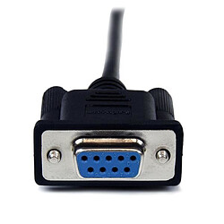 Avis StarTech.com Câble Null Modem croisé série RS232 DB9 2 m - Noir