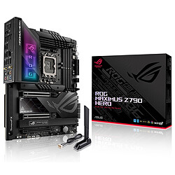 ASUS ROG MAXIMUS Z790 HERO Carte mère ATX - Socket 1700 - Intel Z790 Express - 4x DDR5 - M.2 PCIe 4.0 - Thunderbolt 4 - PCI-Express 5.0 16x - LAN 2.5 GbE - Wi-Fi 6E/Bluetooth 5.3