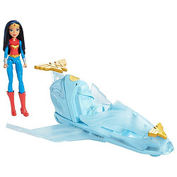 Mattel DC Comics - WONDER WOMAN et son jet invisible - DYN05 DC Comics - WONDER WOMAN et son jet invisible - DYN05