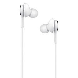 Samsung EO-IC100BWE - Écouteur AKG Intra Auriculaire - Connecteur Type C, Blanc, Télécommande (Emballage Original) pas cher