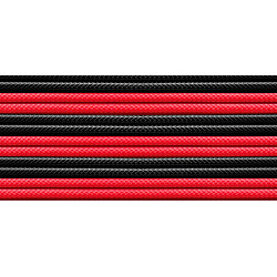 Cooler Master Ltd Kit de câble extension - Noir/Rouge