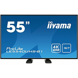 iiyama Ecran 55 pouces Full HD LE5540UHS-B1 - 55" 3840x2160, dalle AMVA3