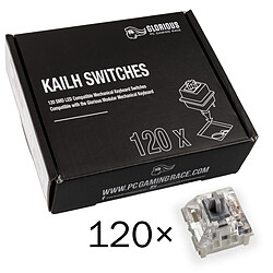 Glorious PC Gaming Race Pack de 120 switchs MX Kailh Speed Silver