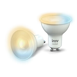 Innr Ampoule LED connectée - Blanc variable - Confort - 2200 - 5000K  (2 pack) - GU10