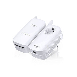 TP-LINK TL-WPA8630 KIT - 1350Mbit/s Pack de 2 CPL - 2x2MiMo - HomePlug AV2 - 3 ports Ethernet Gigabit