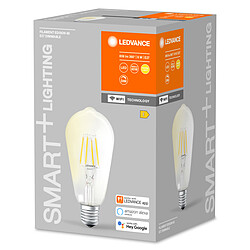 Ledvance Ampoule connectée Smart+ WIFI Edison Fil clair 60W E27 - Puissance variable