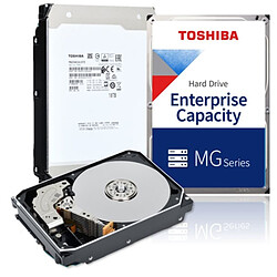 Toshiba MG Series Disque Dur HDD Interne 8To 3.5" 7200tr/min SAS 12Go/s Noir TOSHIBA E-Capacity HDD 8TB 3.5 7.2k SAS 12G 512e