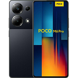 Poco M6 Pro - 8/256 Go - Noir + Pochette universelle