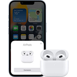 Avis APPLE AirPods 3e génération avec boîtier de charge - Ecouteurs sans fil True Wireless