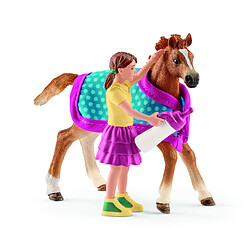 Schleich Poulain avec couverture - 42361