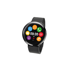 MyKronoz ZeRound 2 HR Elite - Noir Montre connectée - Cardiofréquencemètre / Podomètre - Notification Appel / SMS / Email - IP67 - Autonomie 5 jours - Compatible IOS / Android