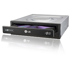 LG Graveur DVD Interne 24X - Super Multi - SATA - Bulk Noir