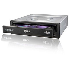 LG Graveur DVD Interne 24X - Super Multi - SATA - Bulk Noir Graveur DVD Interne 24X - Super Multi - SATA - Bulk Noir