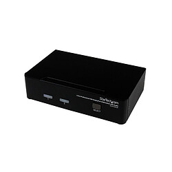 StarTech.com Commutateur KVM 2 Ports DisplayPort, USB et Audio - Switch KVM - 2560x1600